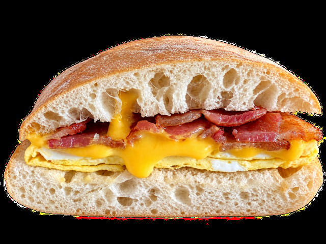 Bacon Egg & Cheese Ciabatta.